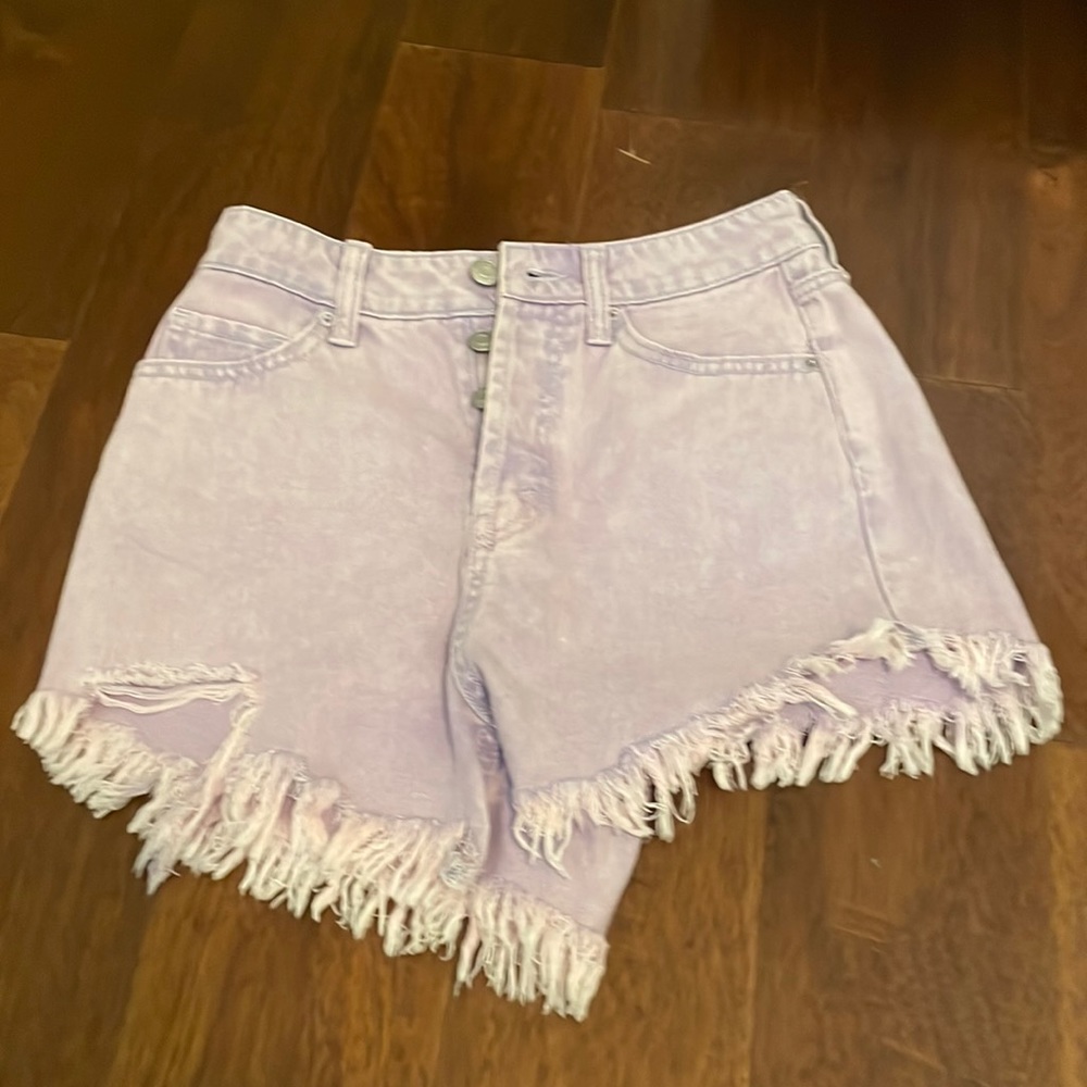 Purple target Jean shorts.